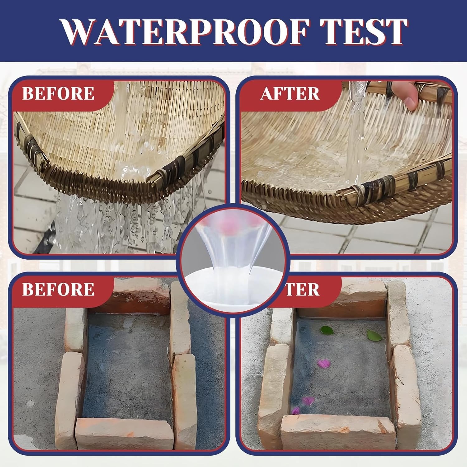 Archi Republic Clear Waterproofer Patch & Sealant 17.5oz Waterproof Coating Kit