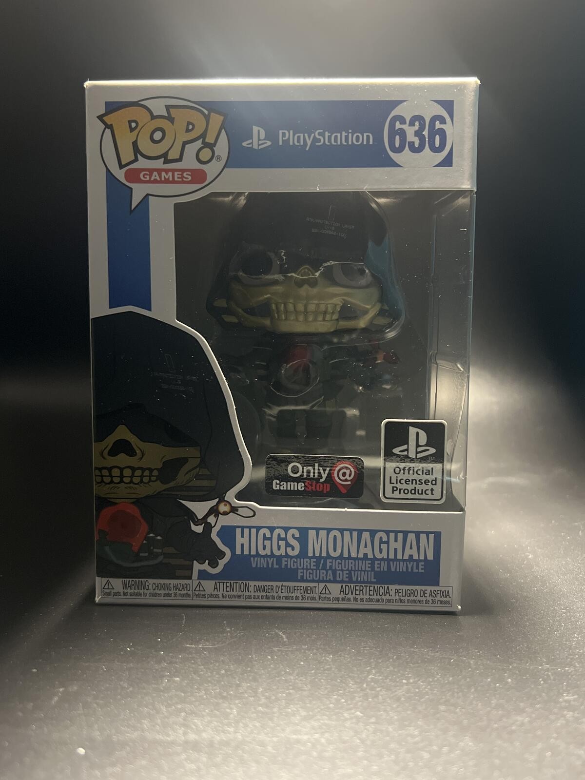 Funko Pop! Games PlayStation Death Stranding HIGGS MONAGHAN #636 GameStop