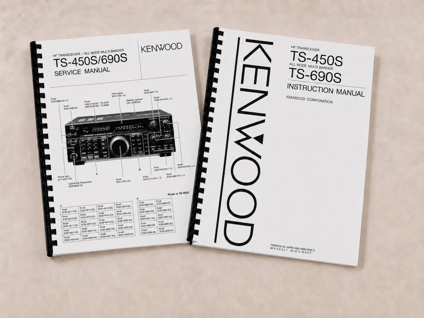 Kenwood TS-450S Instruction & Service Manuals