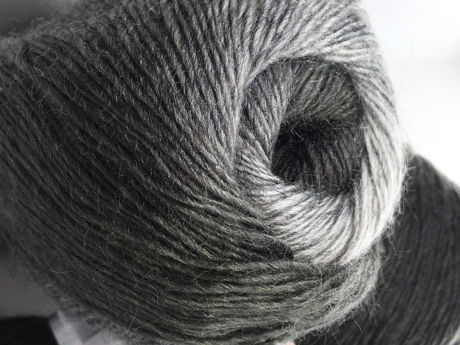 (1) 100 gram Alpaca Active Yarn #58395 Grey Shades Fine Sport Weight 601yds
