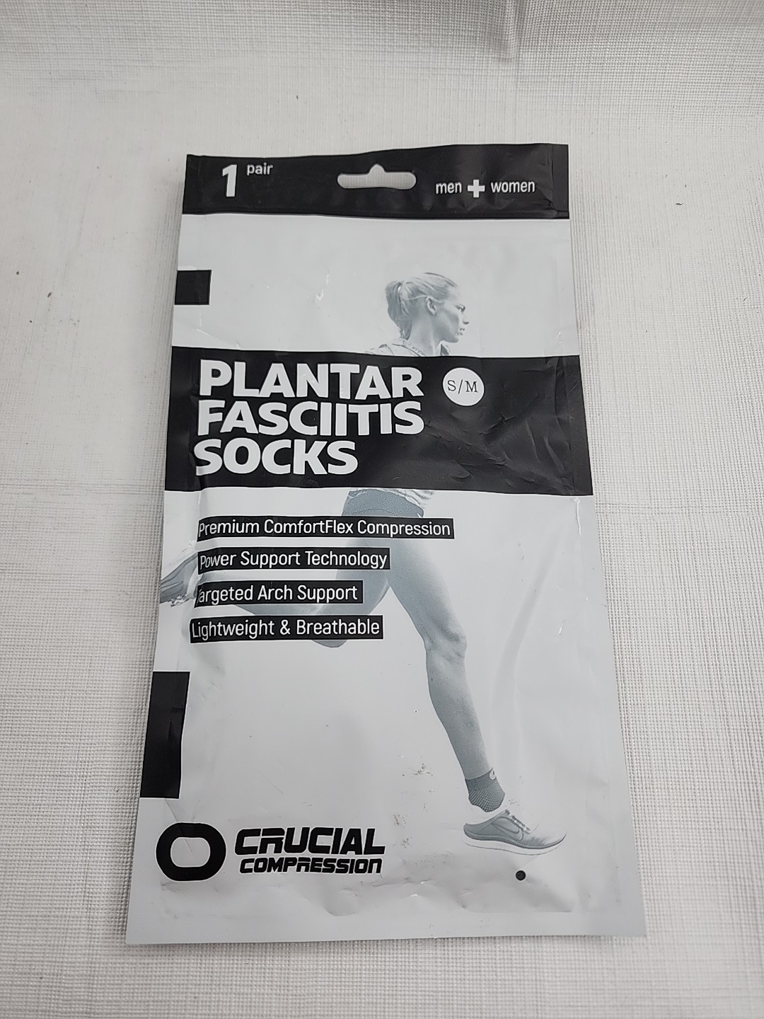 Plantar Fasciitis Socks S/M Crucial Compression