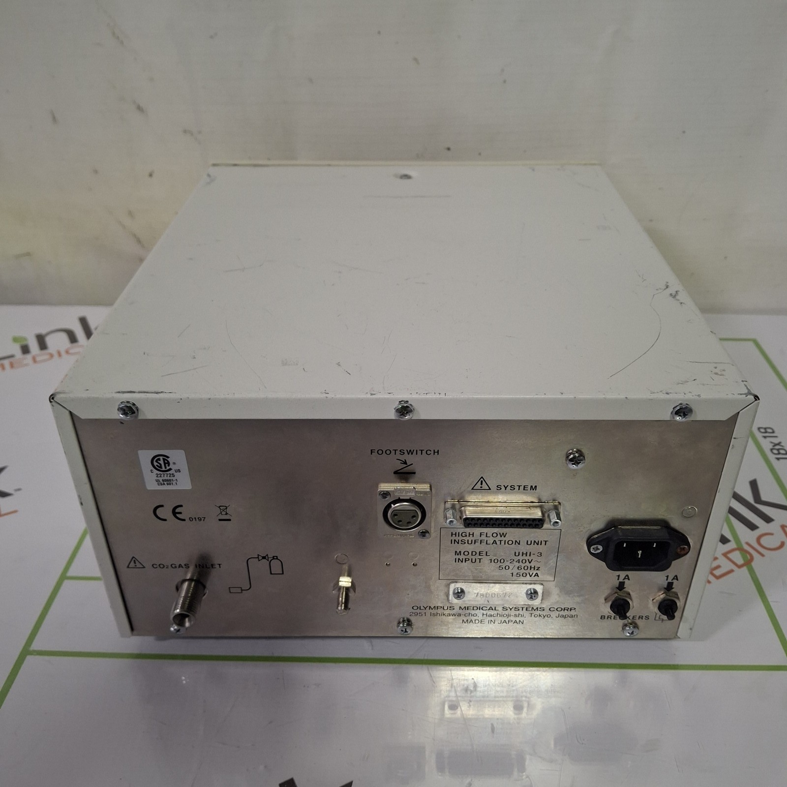 Olympus UHI-3 High Flow Insufflator