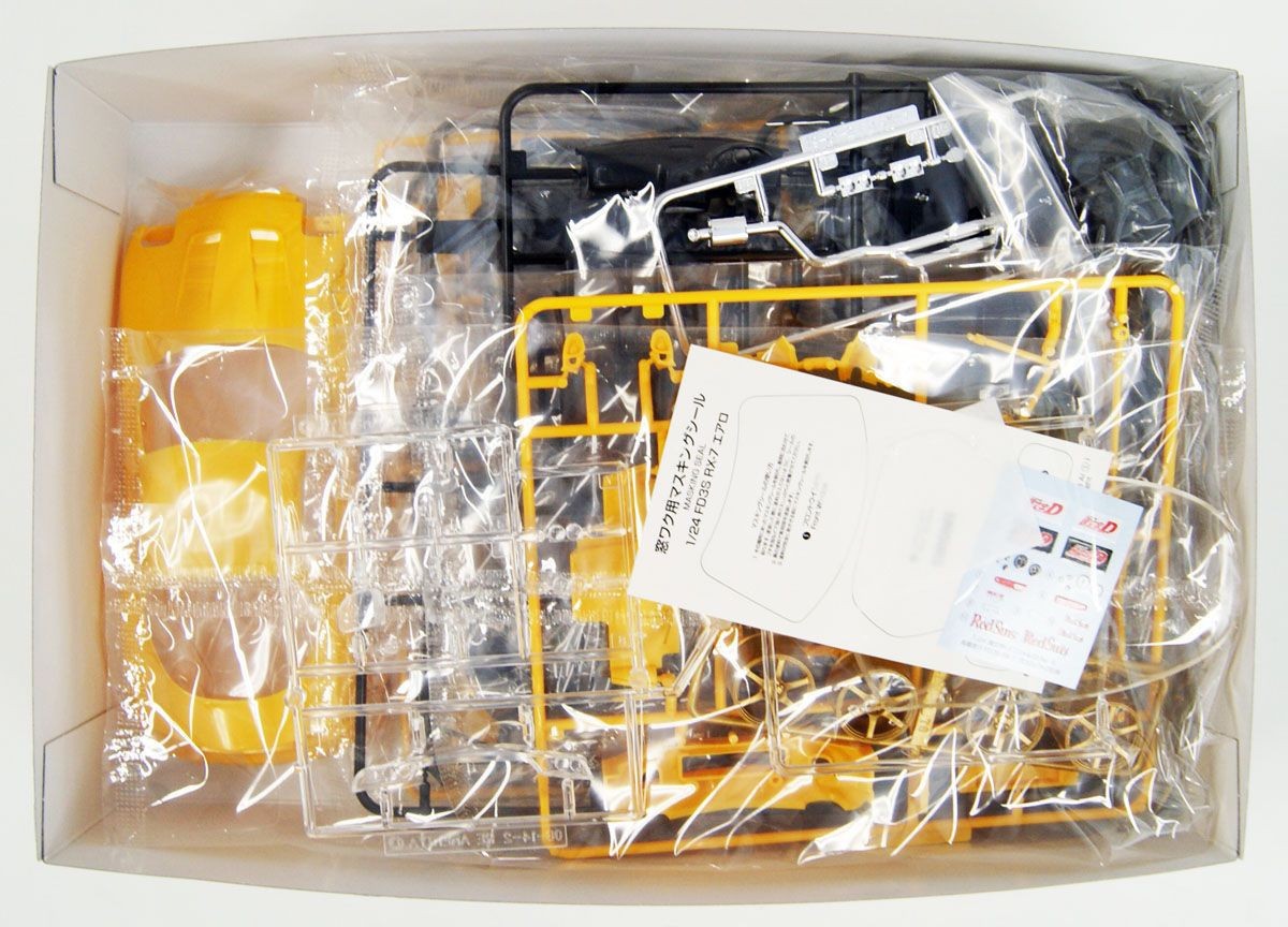 Aoshima 1/24 INITIAL D TAKAHASHI KEISUKE FD3S RX-7 PROJECT D Plastic Model Kit