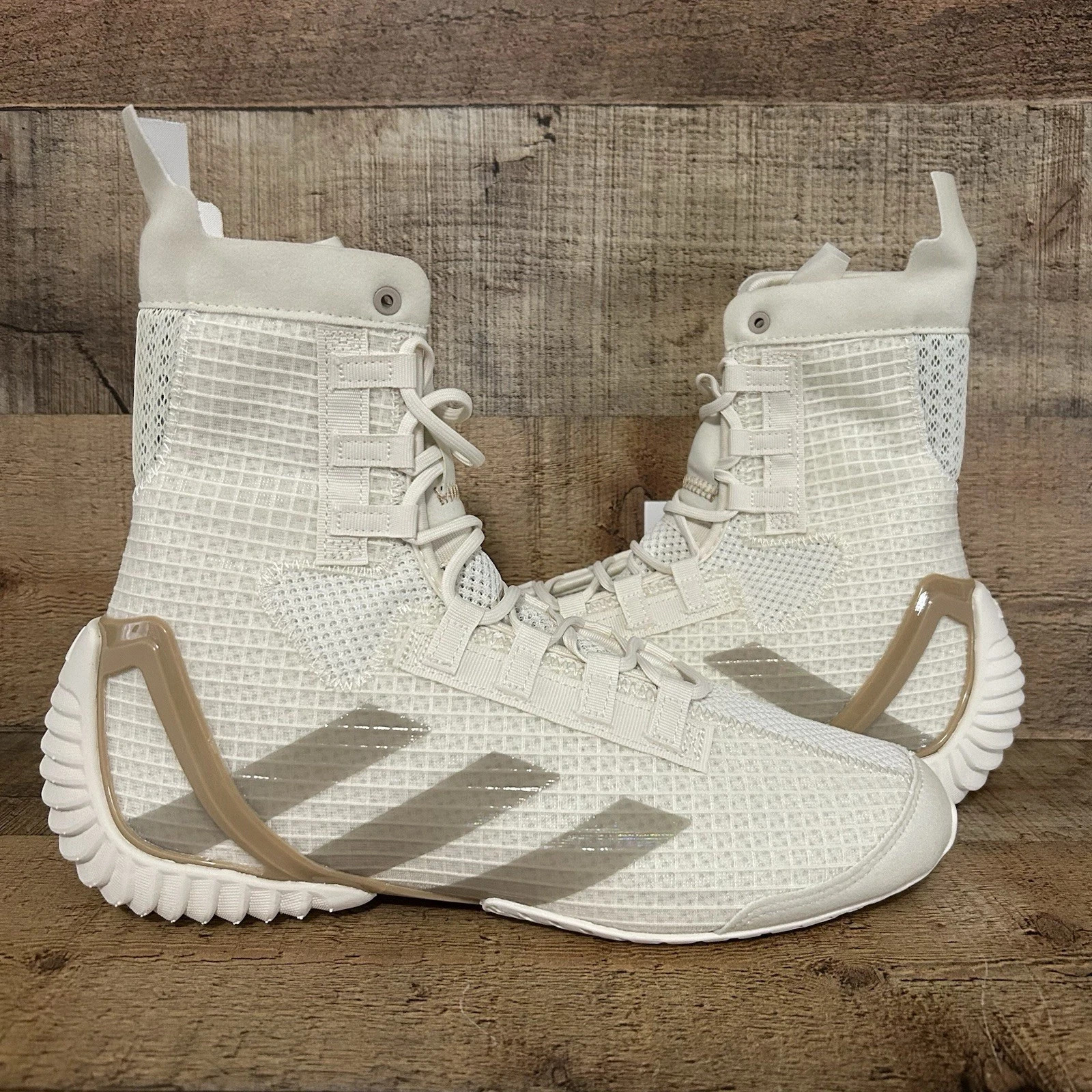 Adidas Boxing Speedex 23 High Top Off White JH8822 Men's Size 6.5 / Women's 7.5