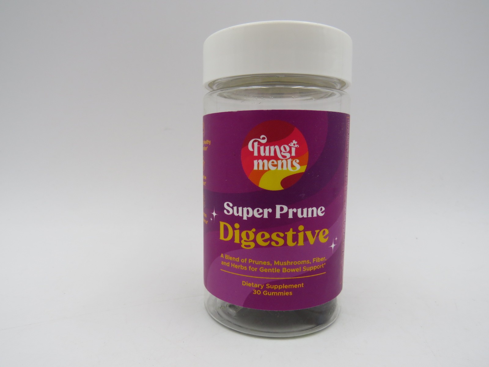 Fungiments Super Prune Mushroom Supplement Turkey Tail Mushrooms Exp 07/27