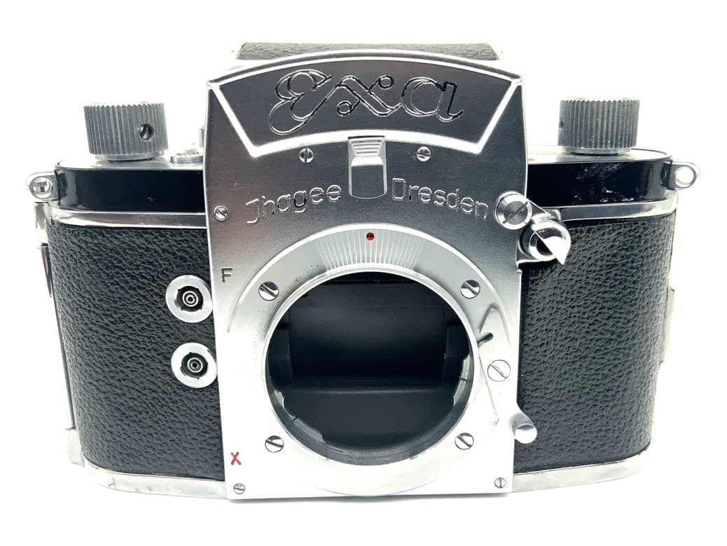 Ihagee Dresden Exa SLR Type 4 35mm Analog SLR Camera Silver Body EXA