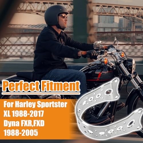 Front Fork Brace Tracker for Harley Sportster Dyna 39mm Glide with 19" Narrow