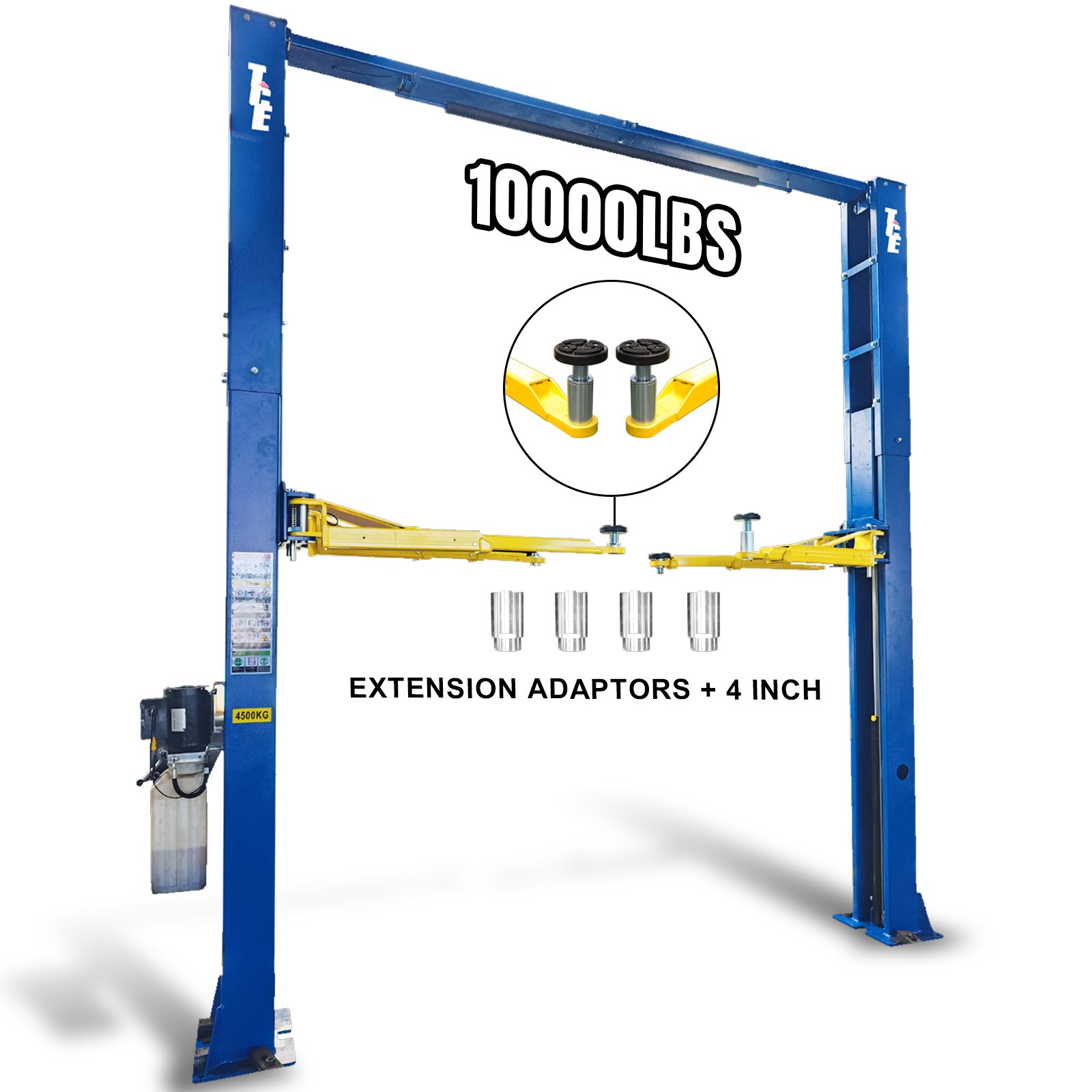 TCE 10000 lbs Two Post Lift 2-Post Lift Auto Lift Auto Car Lift Hoist Equipment.