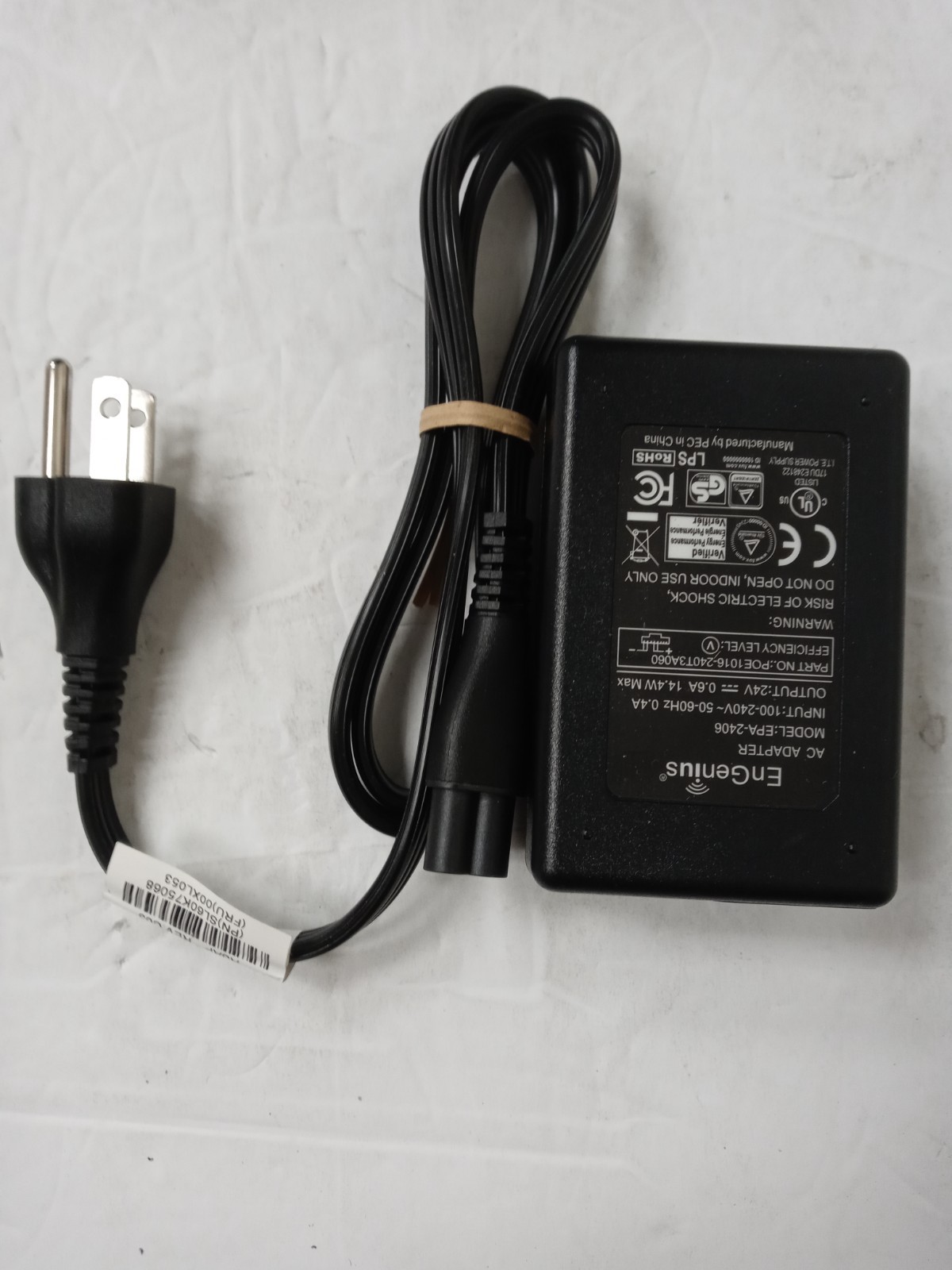 EnGenius Proprietary 24V PoE Adapter EPA-2406 0.6A