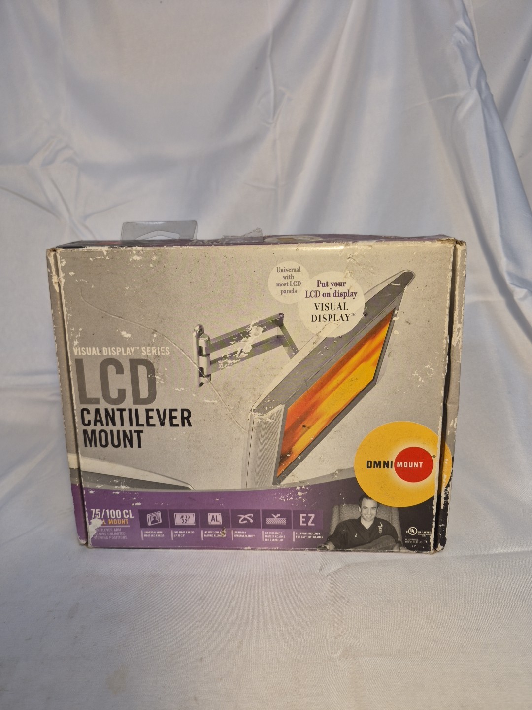 LCD Cantilever Mount Fits Panels Up To 22” Unlimited Viewing Positions Brand New