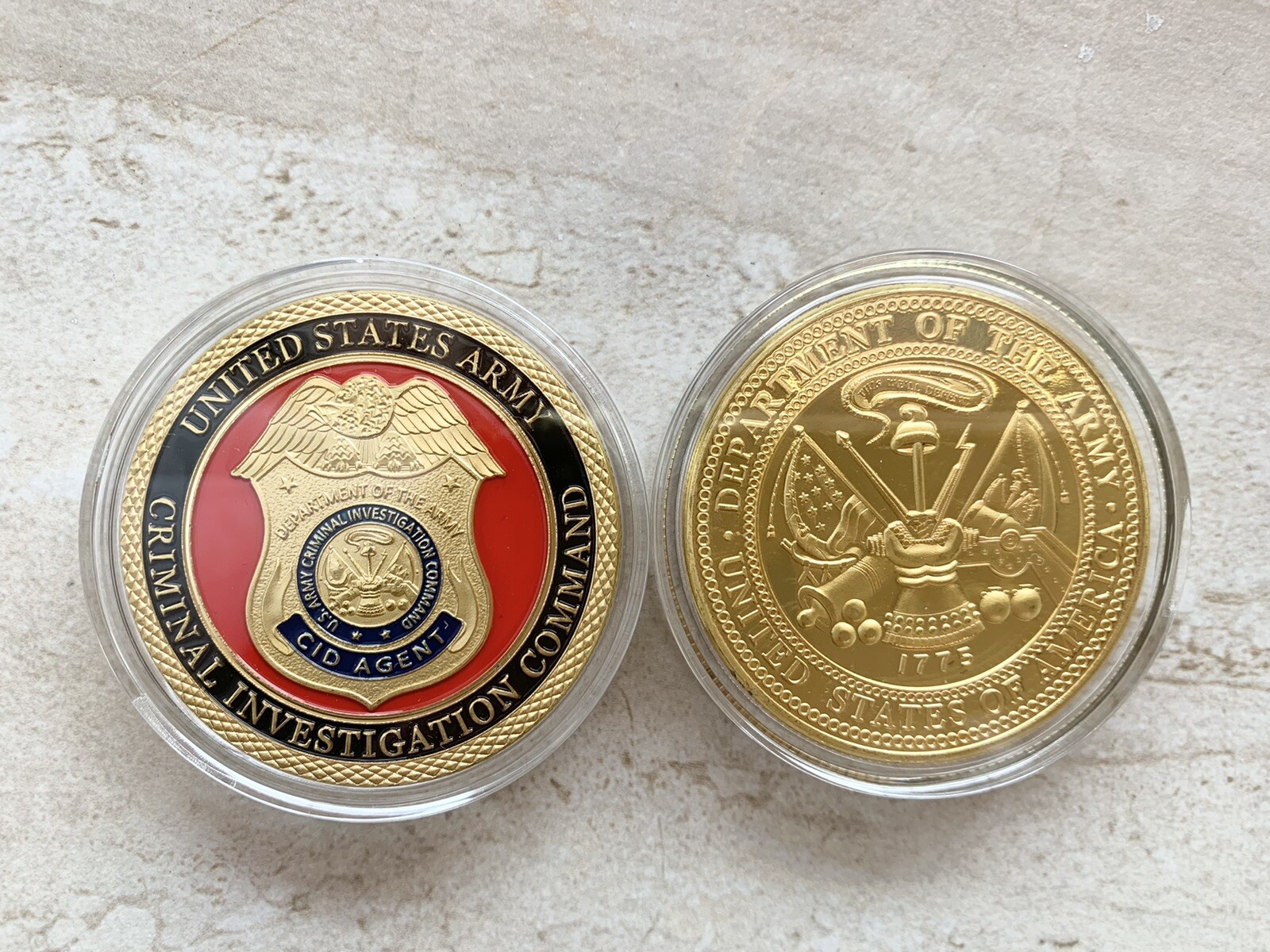 ARMY CID Criminal Investigation Division Command USA US Army Challenge Coin