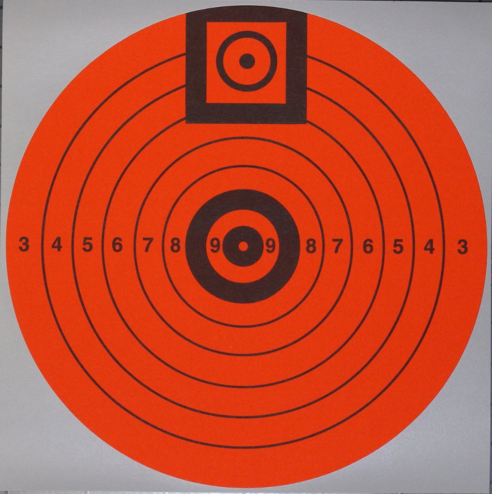 Lyman 2666 Targ-Dots 6" Accupoint Match Target - Qty. 10 Fluorescent, SHIPS FREE