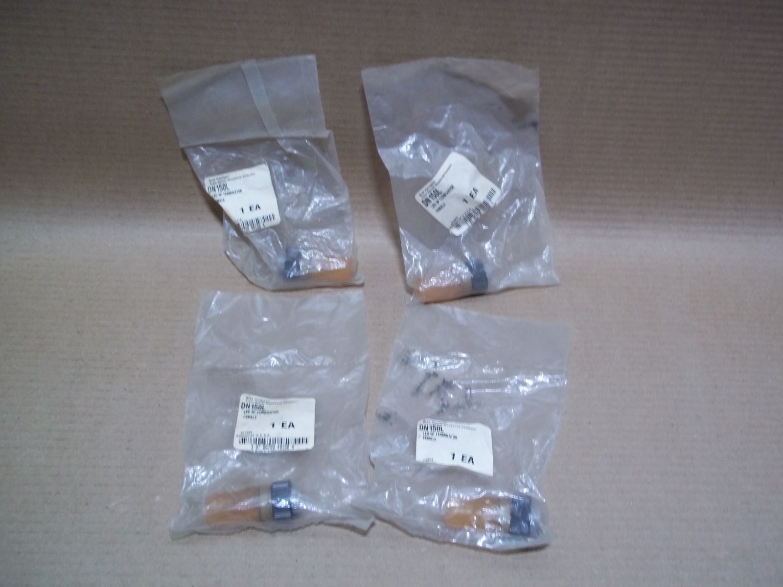 New Lot of 4 BRAD HARRISON DN150L FEMALE LED 5P TERMINATOR