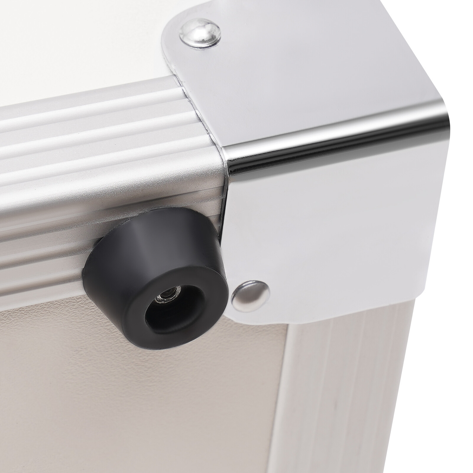 Silver Storage Lock Box Tabletop Lockable Storage Box 46*33*12.5cm Portable Box