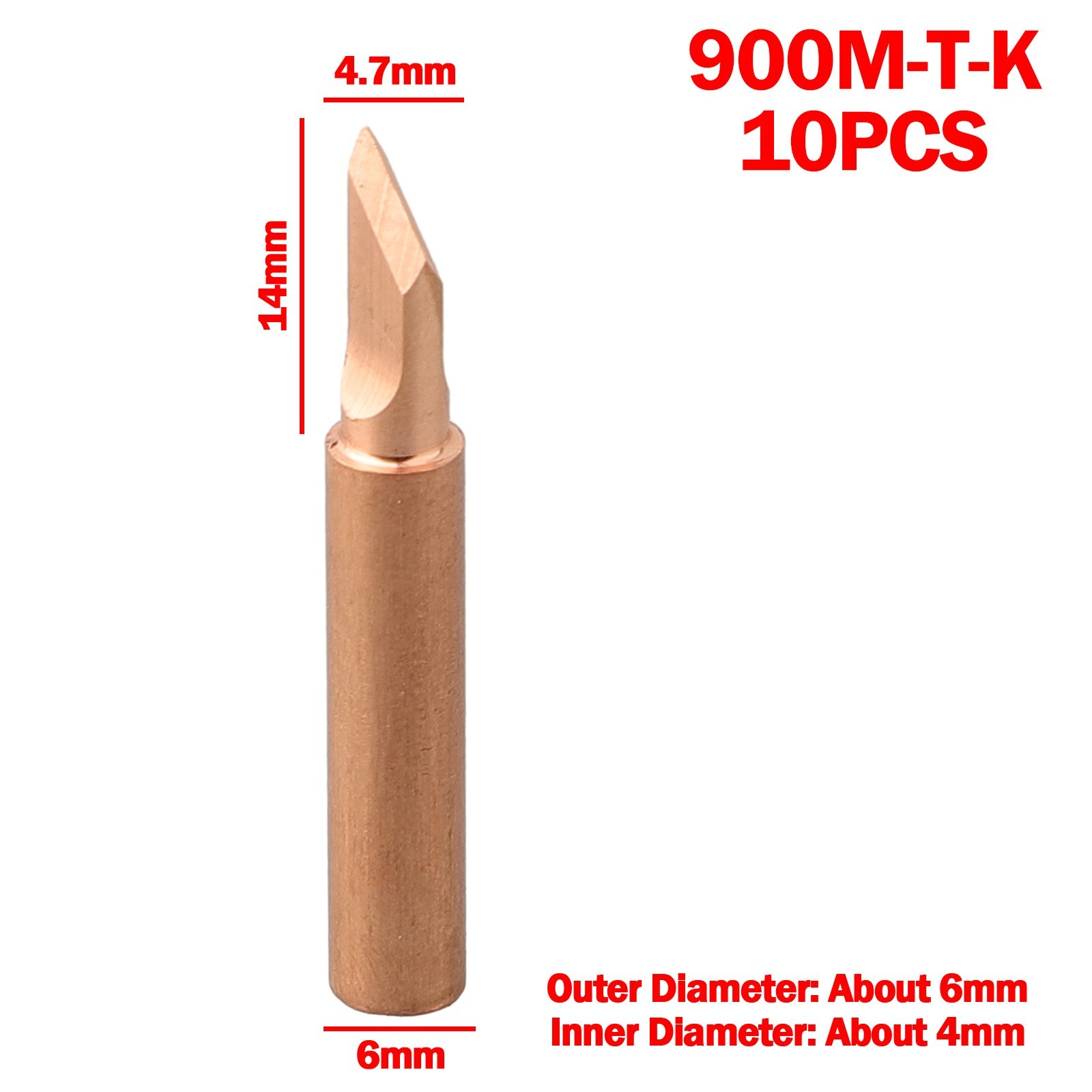 Brand New Soldering Iron Tip Copper 200-480?? 33mm For SOJ/PLCC/SOP Gold K
