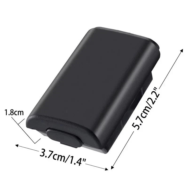 AA Battery Back Cover Case Shell Pack For Xbox 360 Wireless Controller Black