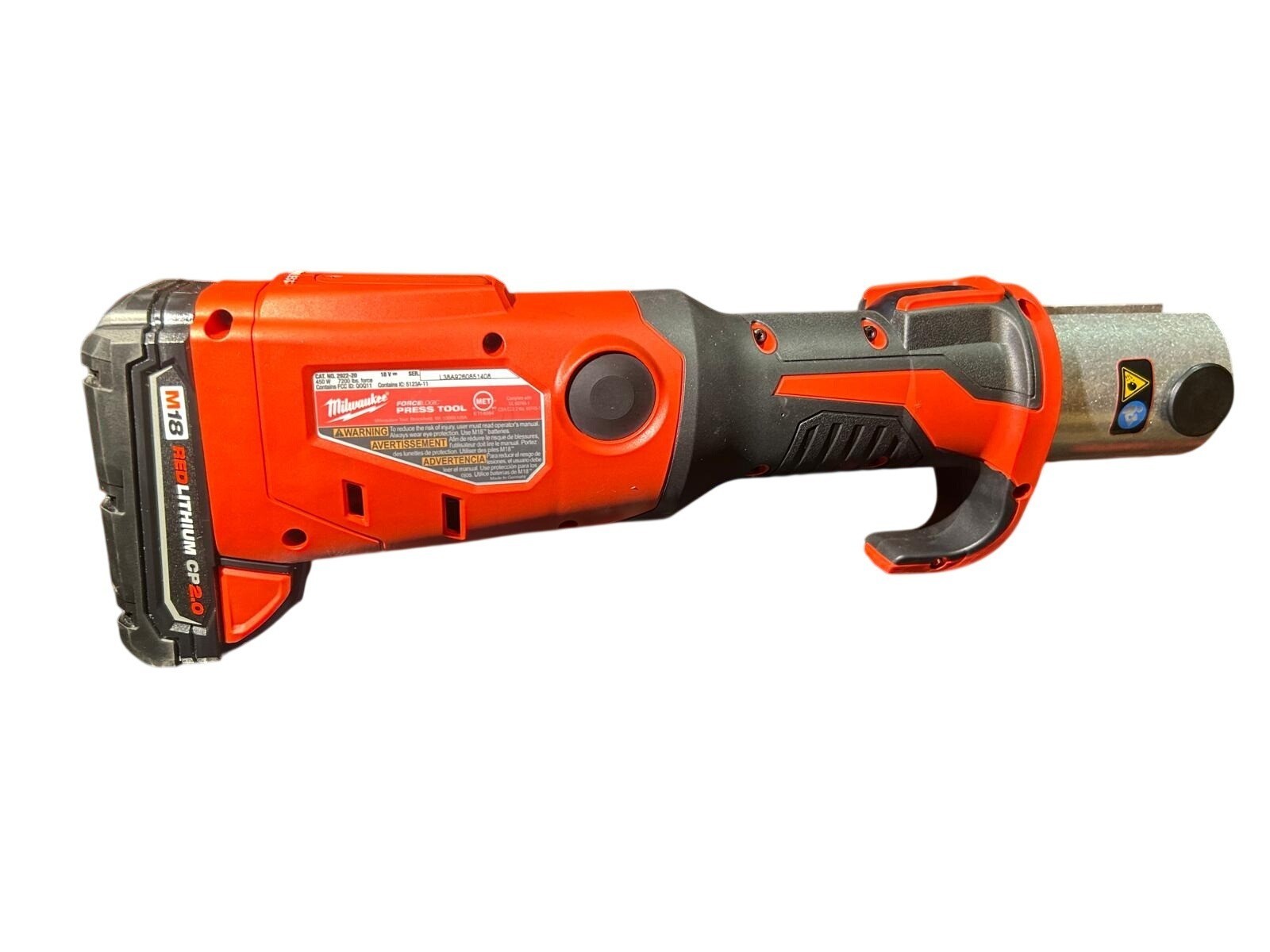 Milwaukee M18 FORCE LOGIC Press Tool w/ ONE-KEY INCLUDES REDLITHIUM™ CP2.0 Batte