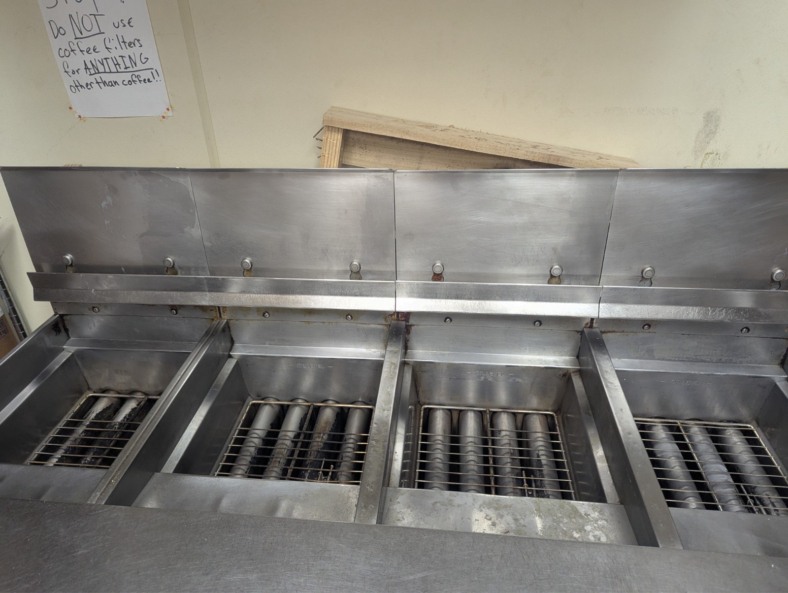 4 Pitco ROV Fryer with filtering