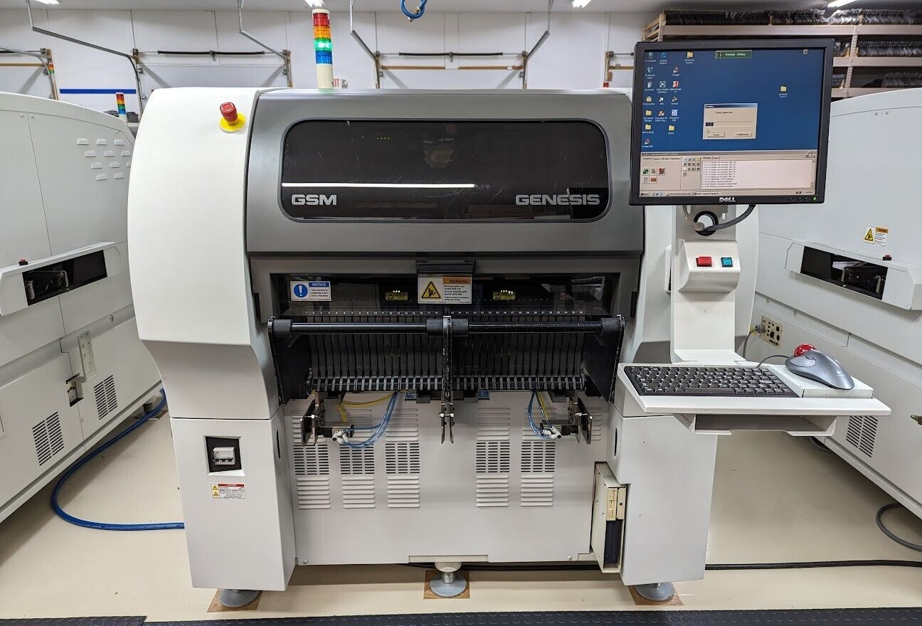 Universal Instruments Genesis GI-14D Multi-Function PCB Pick and Place Machine