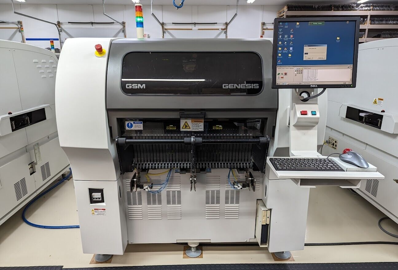 Universal Instruments Genesis GI-14D Multi-Function PCB Pick and Place Machine