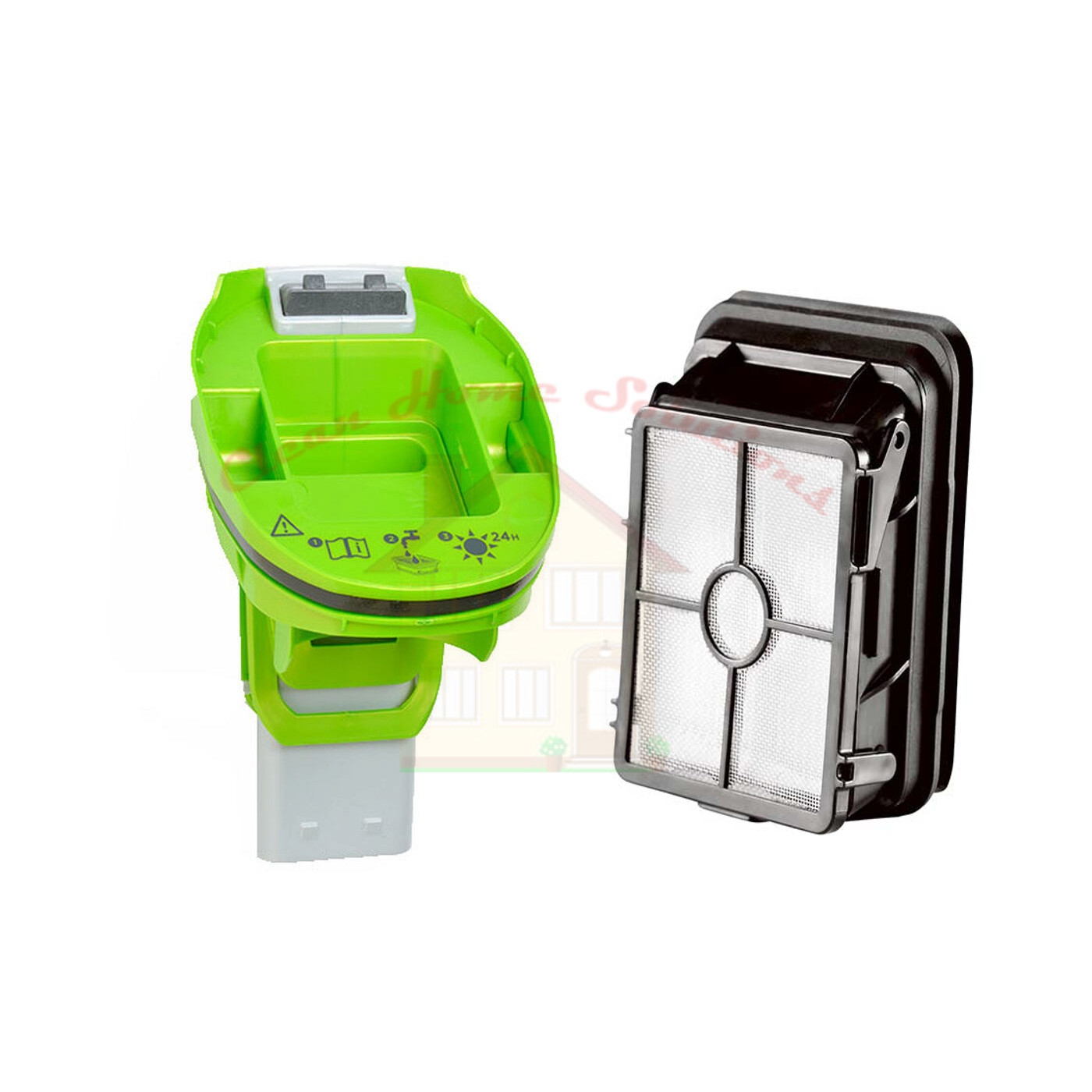Genuine Bissell Dirty Tank Cover Assy & Filter for CrossWave®  #1608697, 1608684