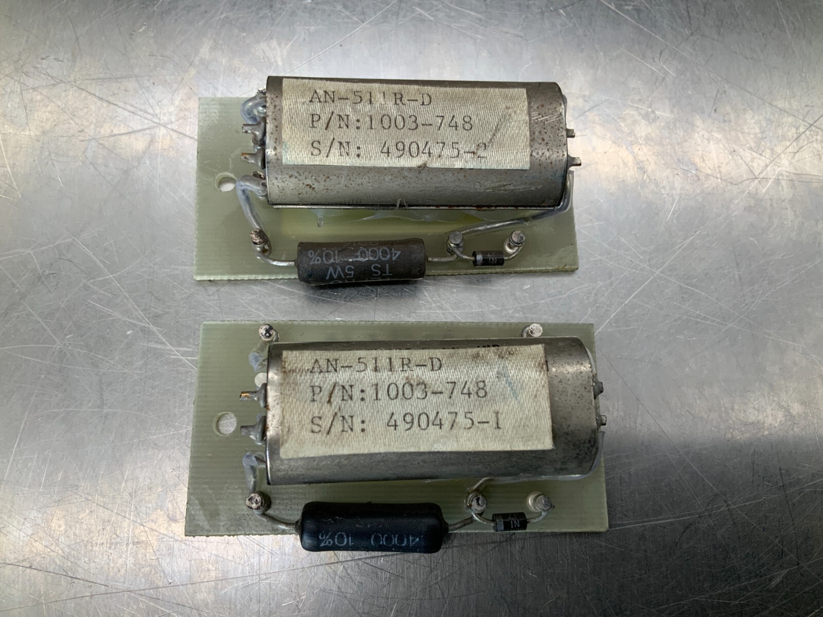 (2) AN-511R-D Reed Relay, p/n 1003-748