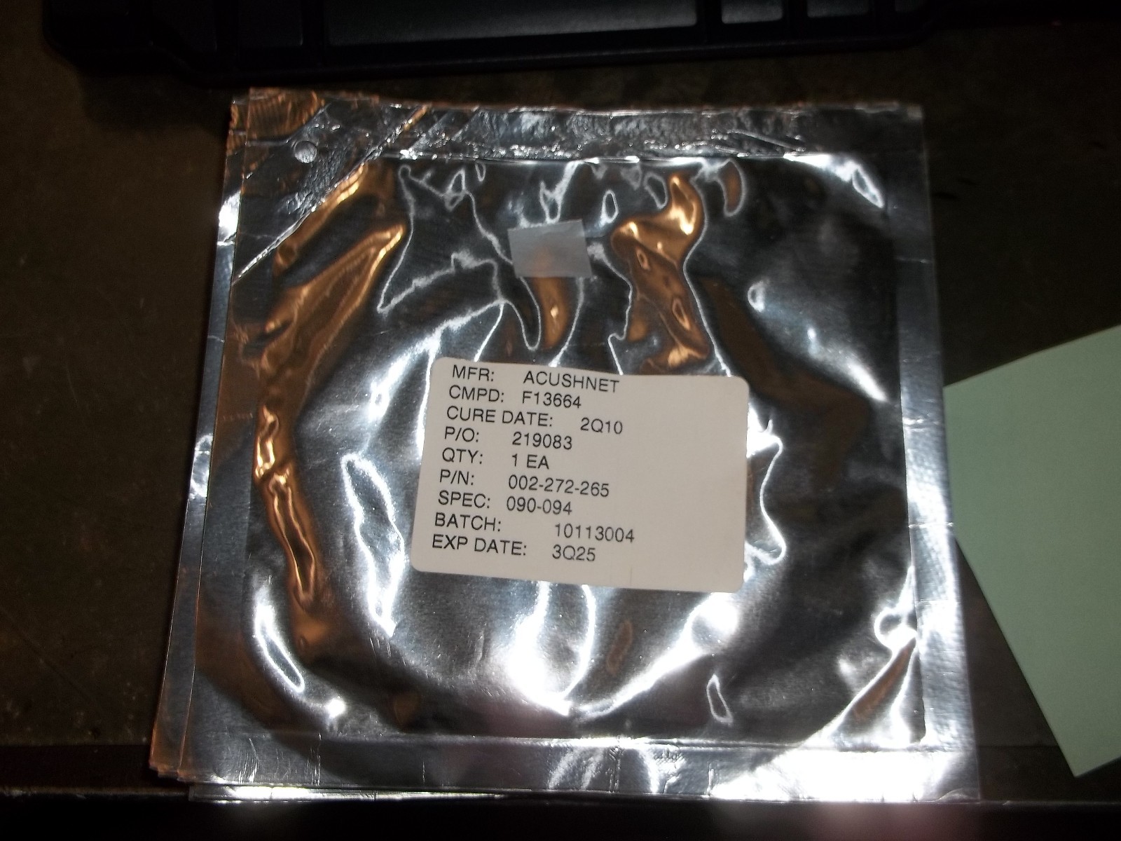 NEW IN BOX ACUSHNET 002-272-265 F13664 O RINGS SEAL (WL33-2)