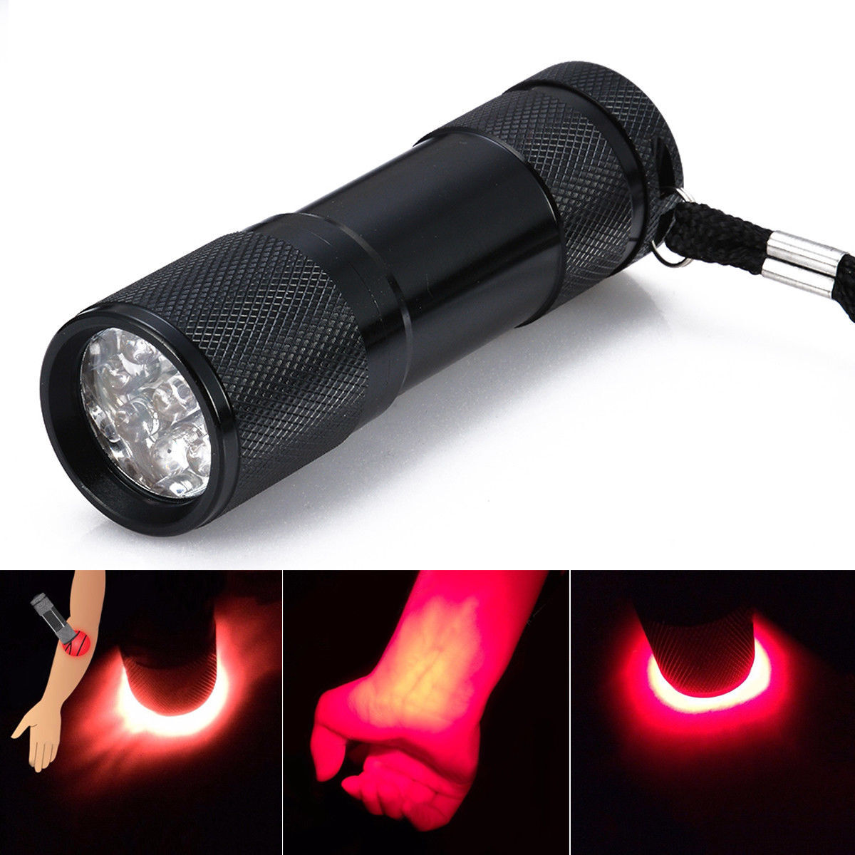 Infrared LED Vein Finder Detector Viewer Transilluminator Venipuncture Locator