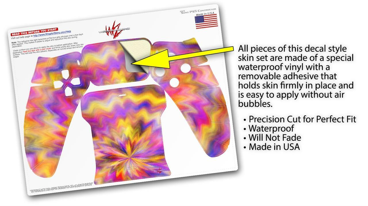 Skin Sony PS5 Controller Tie Dye Pastel
