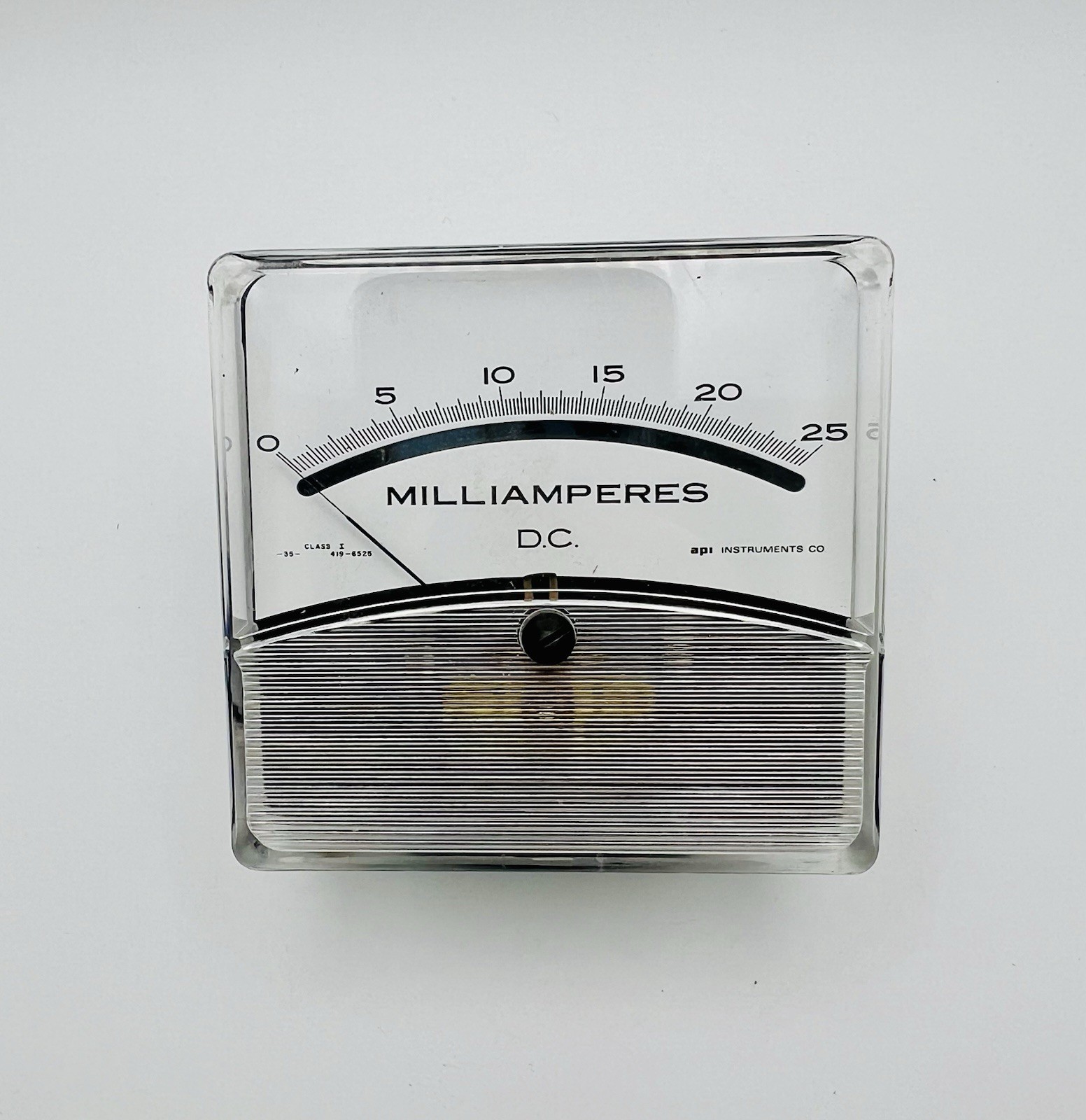 Panel Meter by API Instruments, 0-25 Milliamperes DC, Shielded, 419-6525