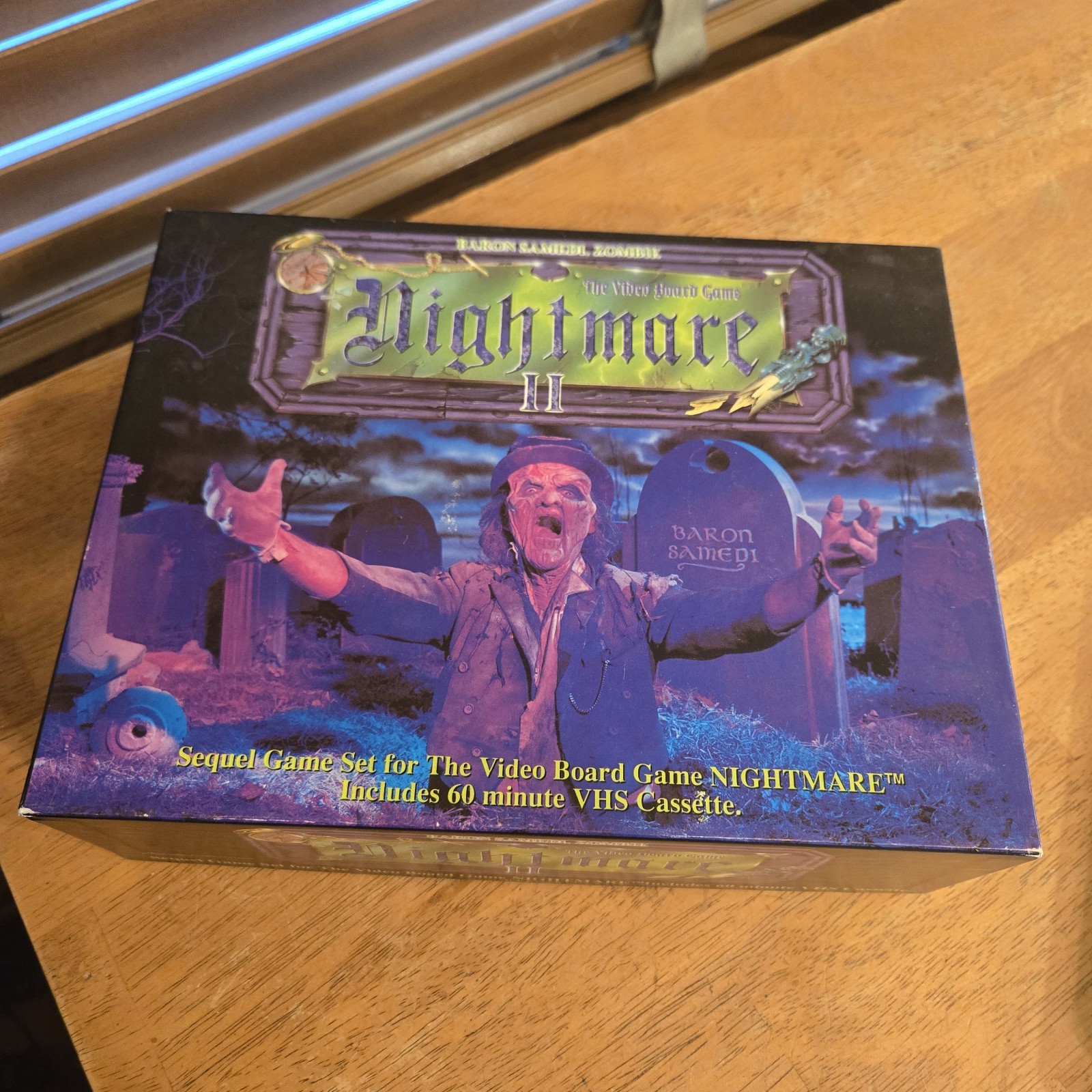 COMPLETE Nightmare II The Video Board Game VHS Expansion Baron Samedi Zombie