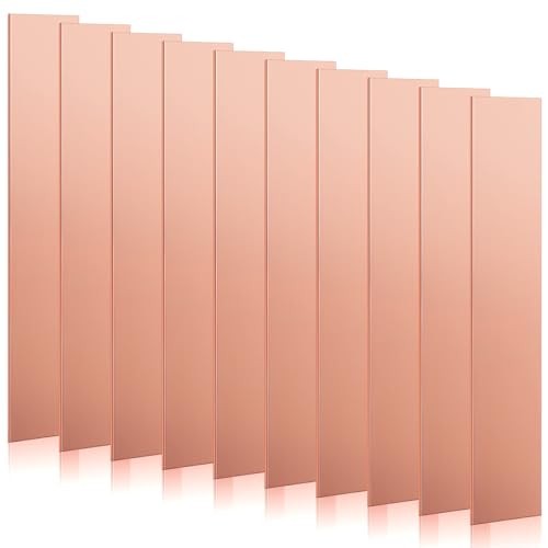 Pcs Pure Copper Anode Sheet (99.995% Pure) for Plating and Electroplating, 10