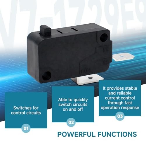 (2-Pack) for V7-1Z29E9 Micro Switch, Pin Plunger, Snap Action Compatible with