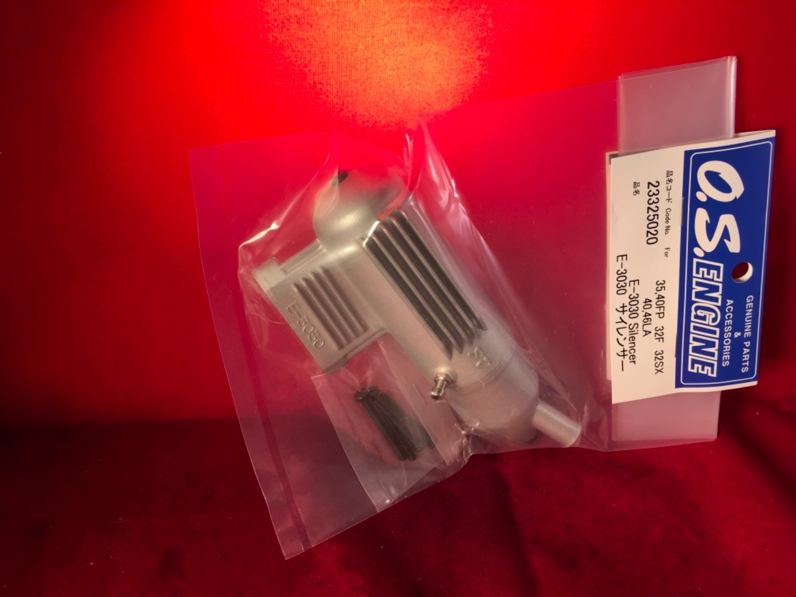 OS 32SX,40-46LA & FP35-40 MUFFLER ASSY NIP E3030