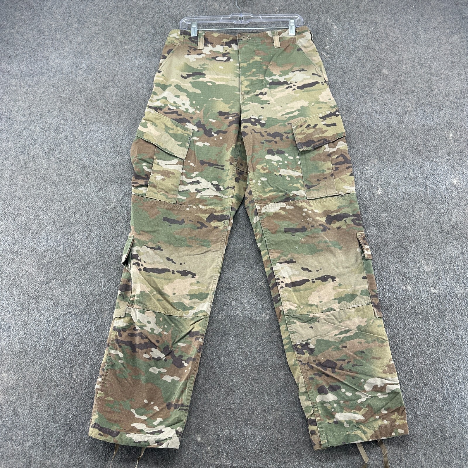 US ARMY Pants Small Regular Camo Trouser Uniform Ripstop USGI Combat Cargo