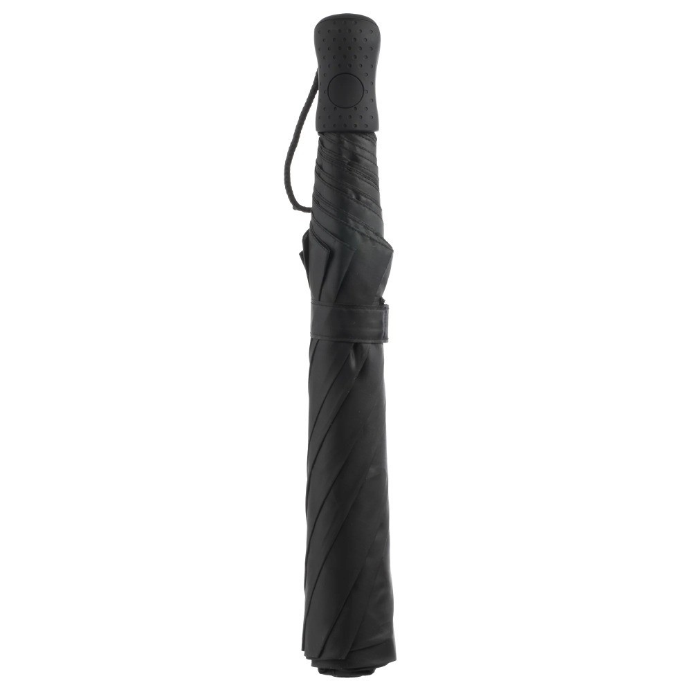 Auto Open Umbrella with Recycled Canopy in Black