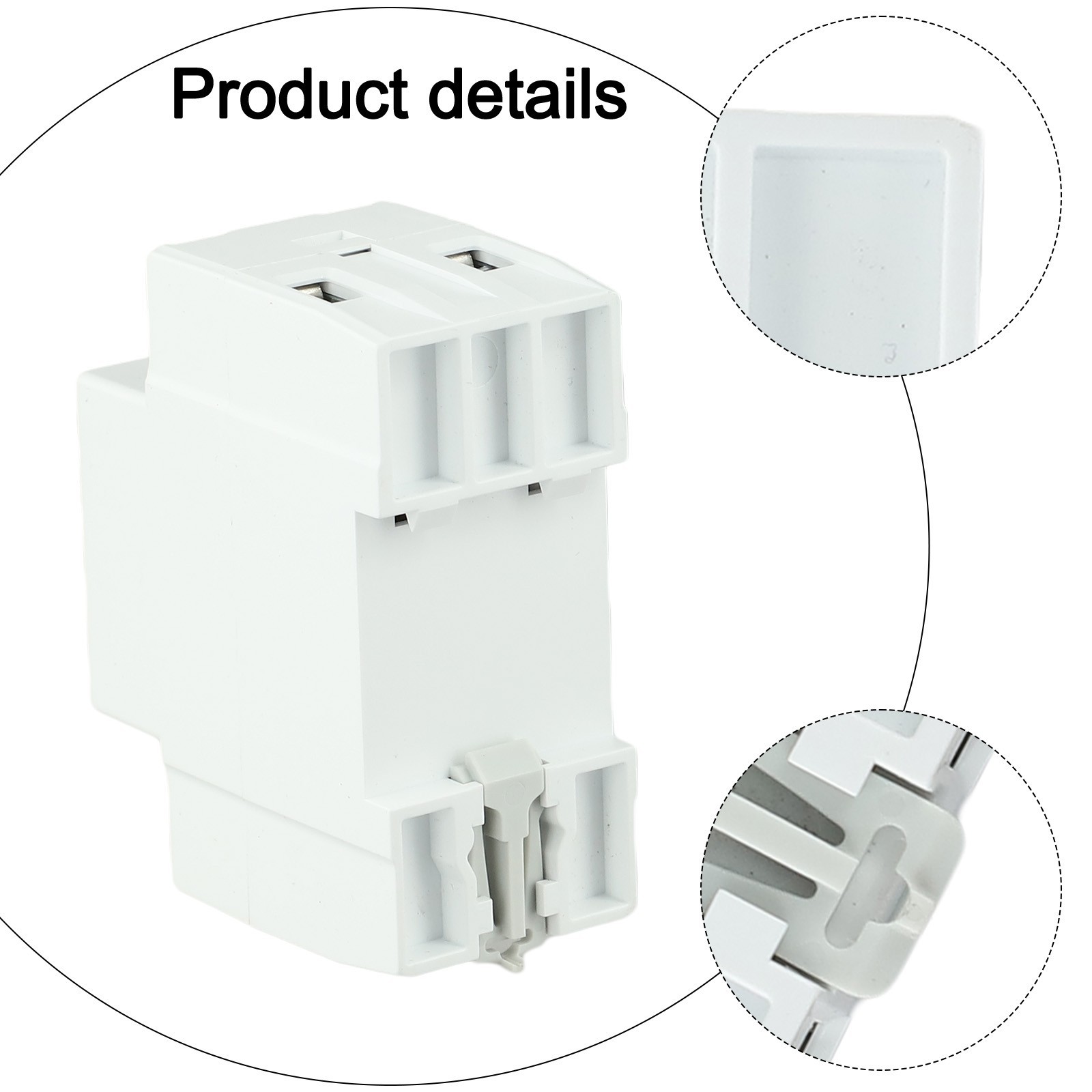 Adjustable Protector Relay with Display Features for Din Rail Applications