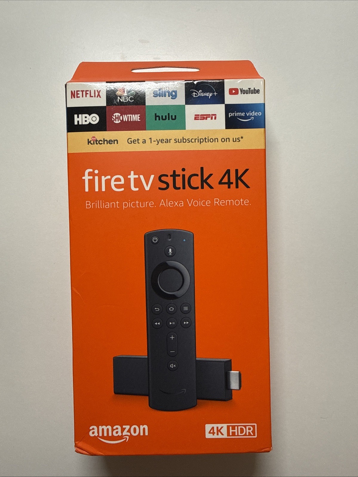 NEW! Amazon Fire TV Stick 4K Media Streamer with 2nd Gen Alexa Voice Remote