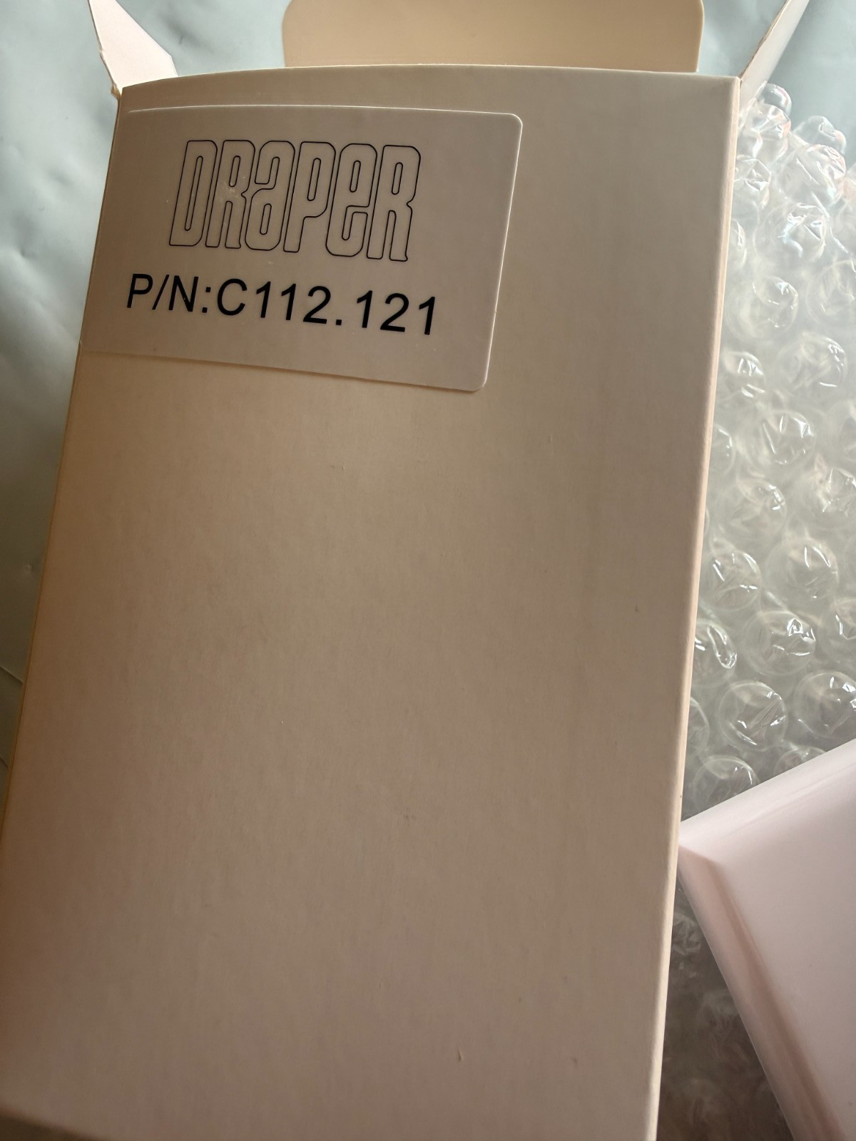 Draper 121225 LVC-S Low Voltage Wall Switch for LVC-IV Projector Screen New