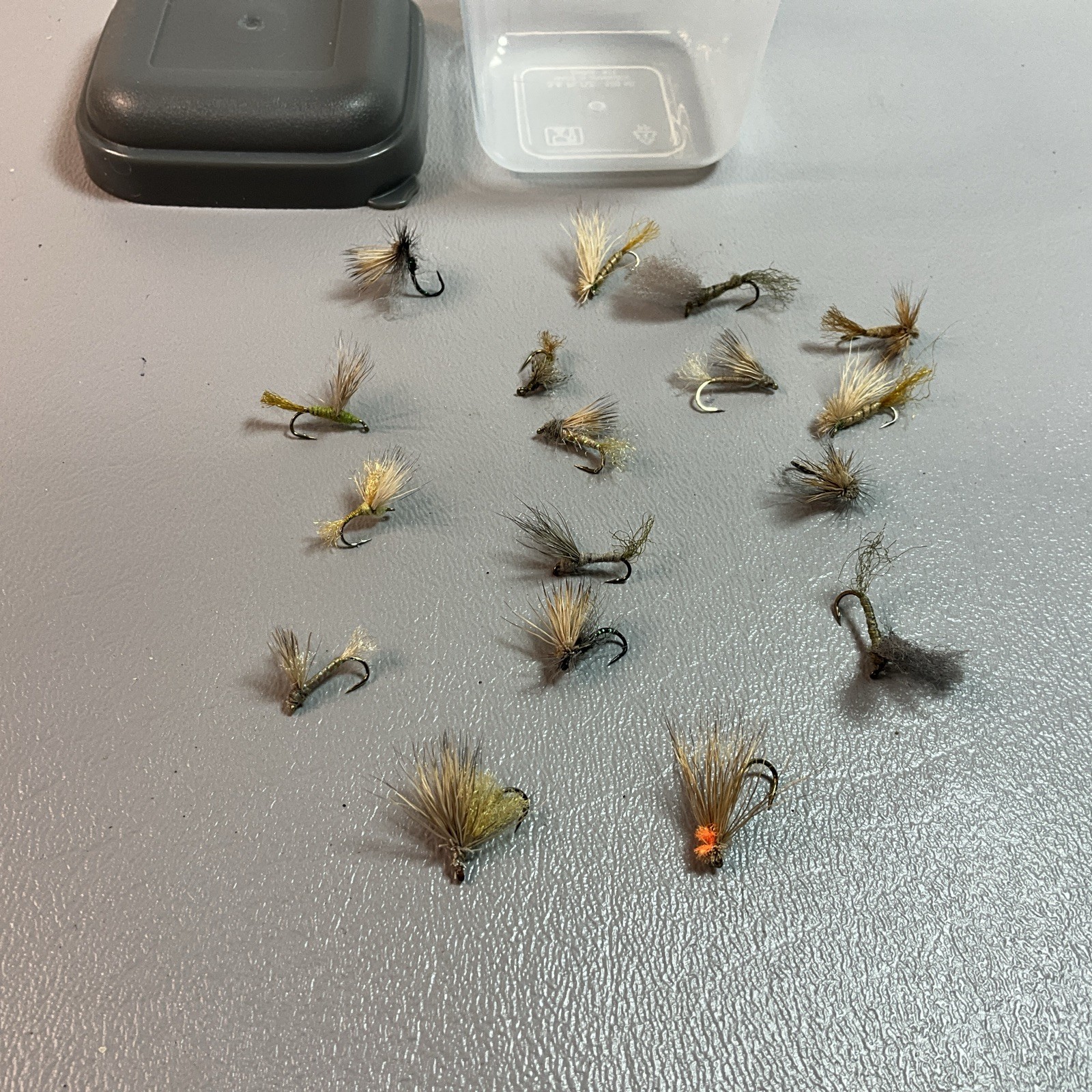 FLIES FOR FLY FISHING (15) TIED FOR HEBGEN LAKE IN MT FOR TROUT. (S1111)