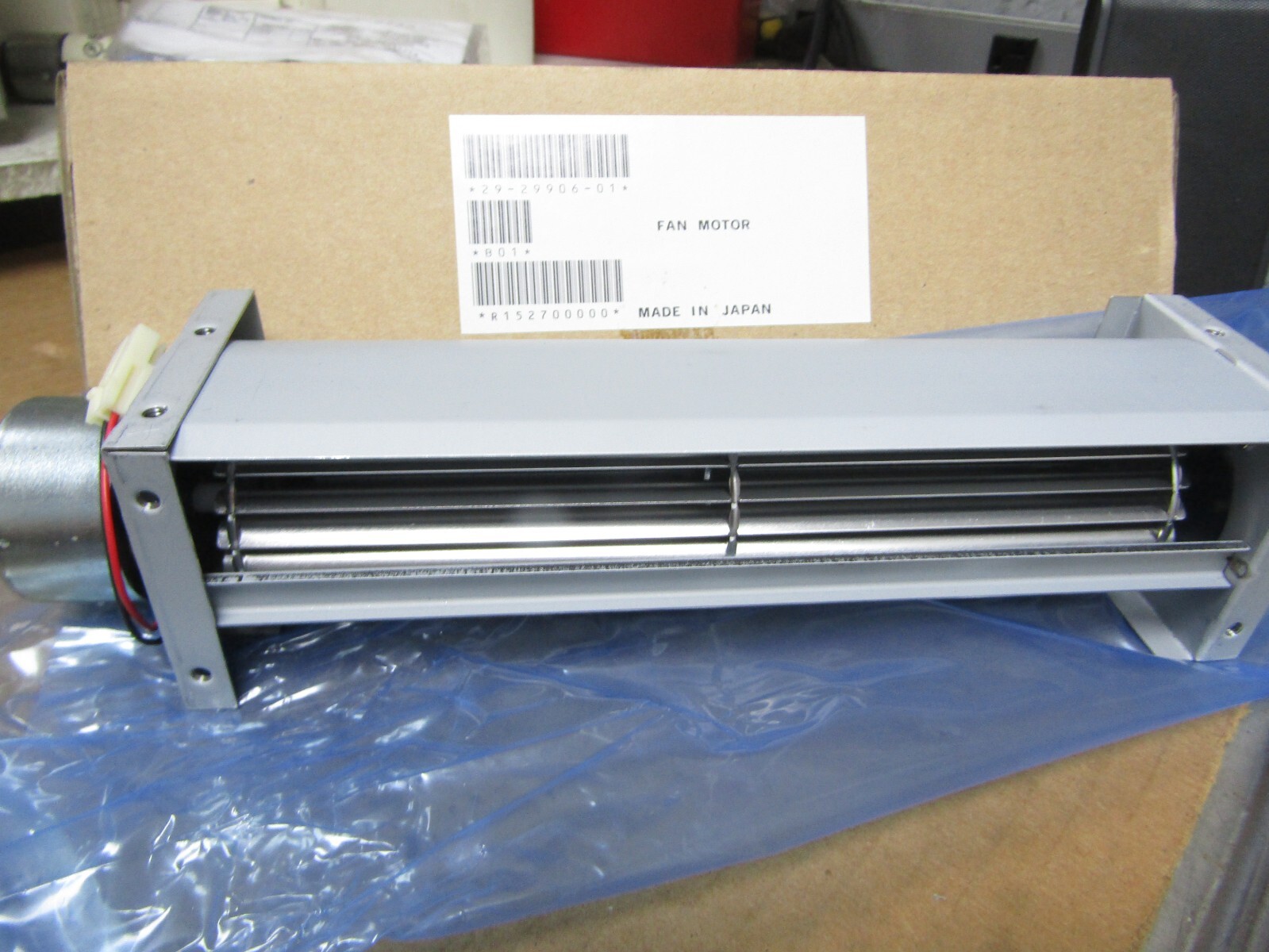 ✌️NEW CROSSFLOW FAN 10" x 2.5" x2.5" 24VDC 1900RPM MINEBEA FAN MOTOR 29-29906-01