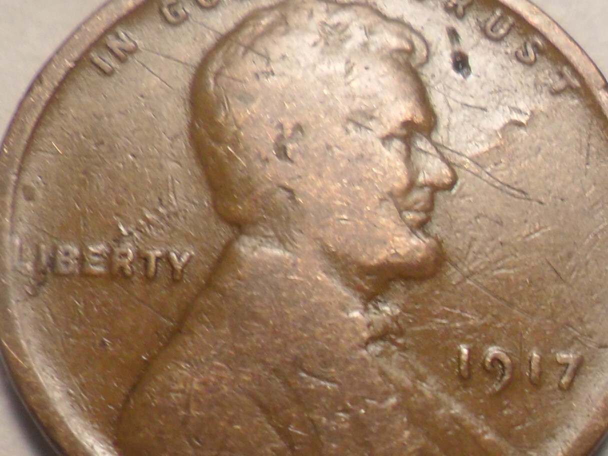 1917-P 1941-P NICE "MINT-MADE LAMINATION" LINCOLN WHEAT ERROR 2 PIECE SET!!
