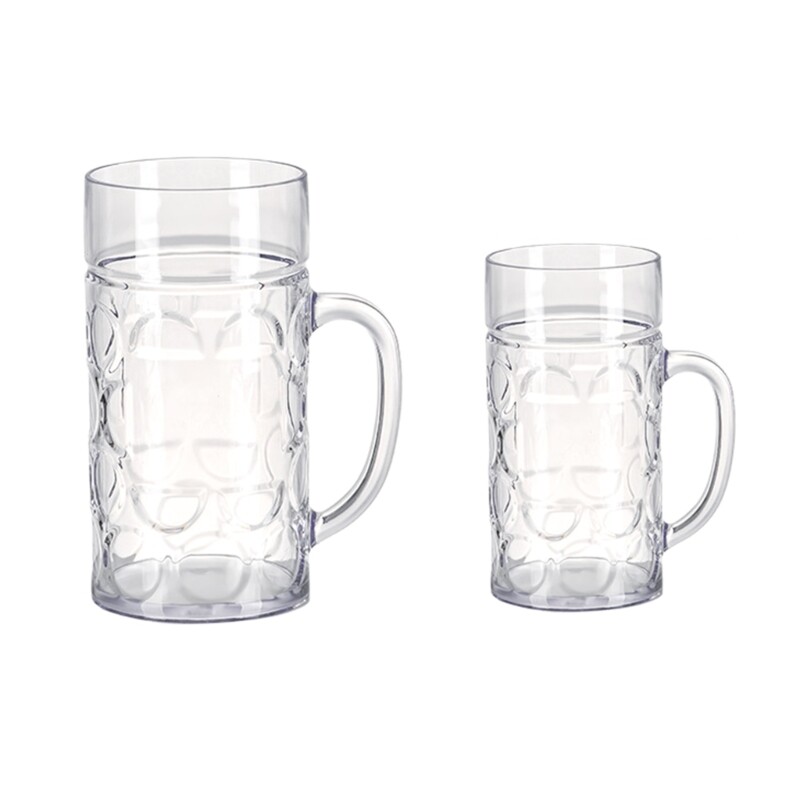 Unbreakable Plastic Beer Mug Coffee Water Mug Kitchen Drinkware Champagne Cup