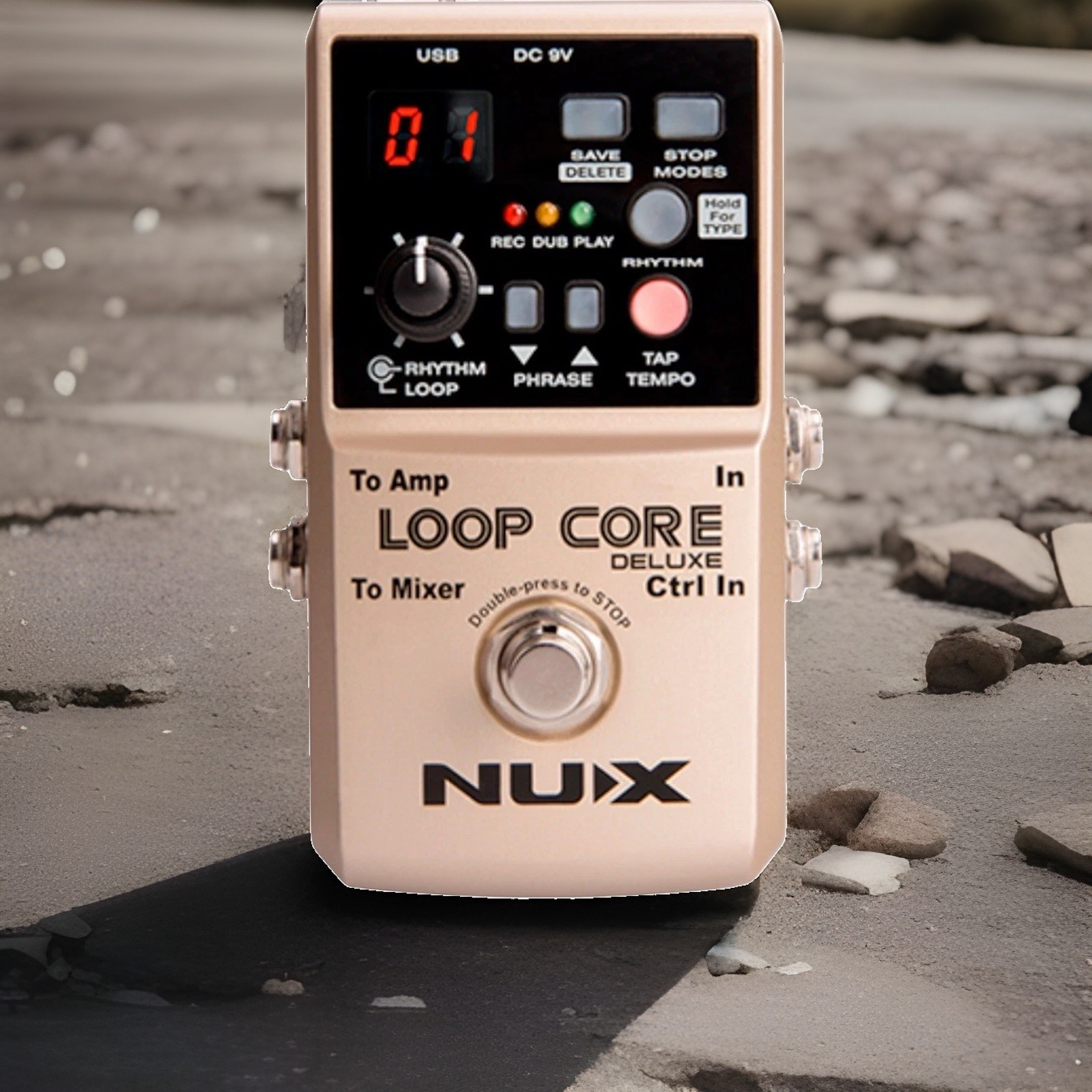 NUX LOOP CORE Deluxe Bundle w/Dual Foot Switch Looper Pedal FREE SHIPPING!