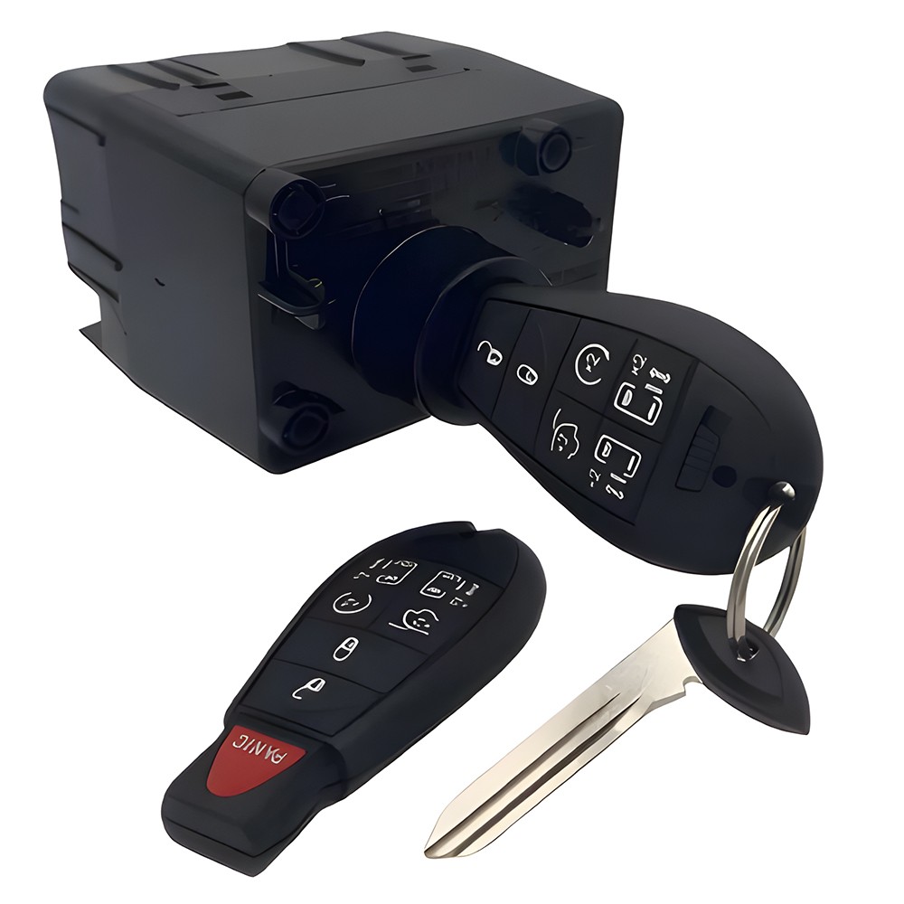For 09-12 Dodge Ram 2500 3500 WIN Module Wireless Ignition Node Programmed +Keys