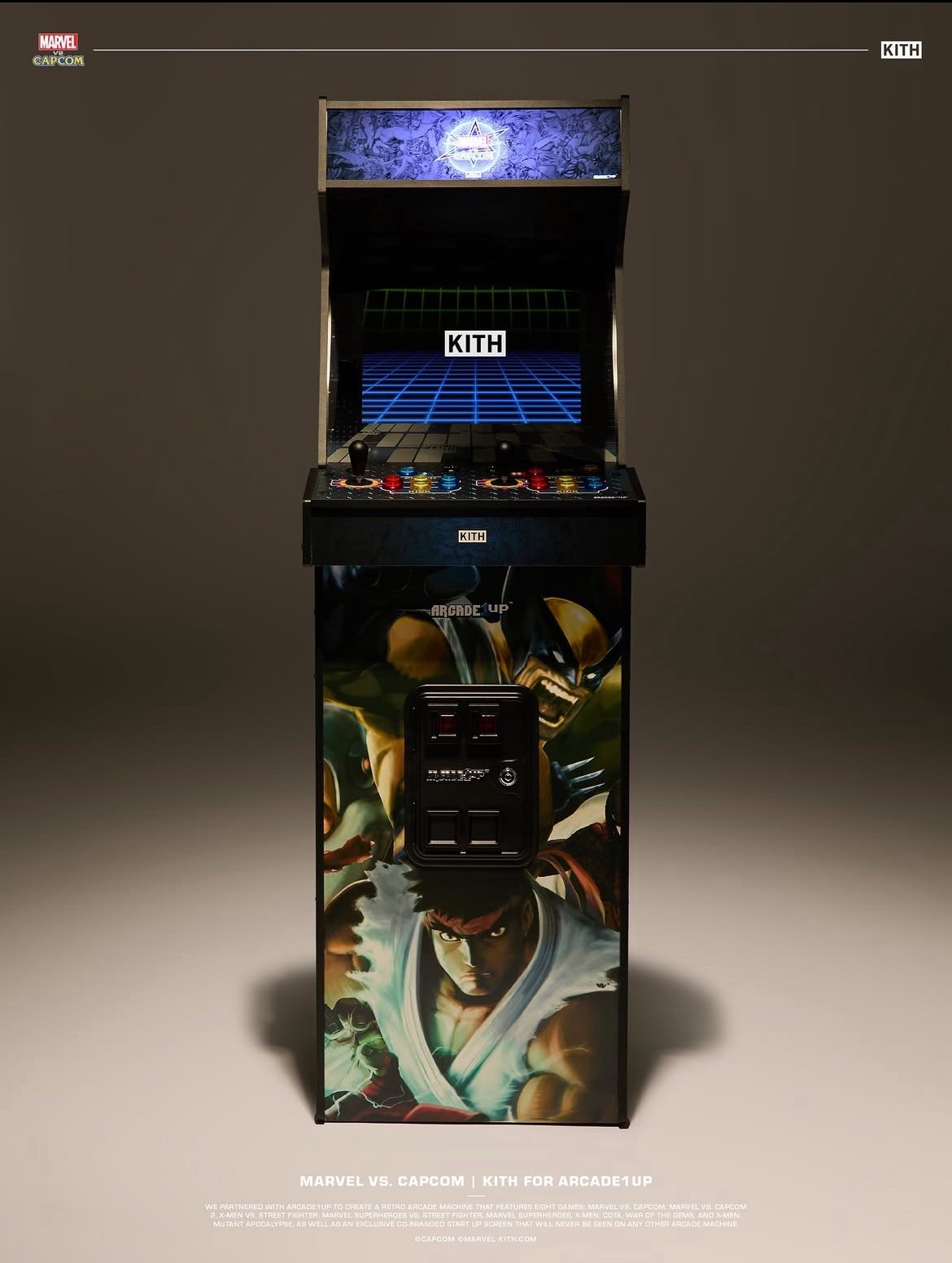 Kith for ARCADE1UP Marvel Vs. Capcom 2 Arcade - BRAND NEW in original packaging