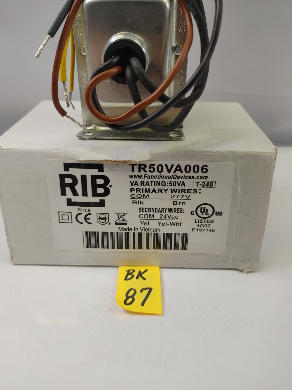 RIB TR50VA006 Class 2 Transformer