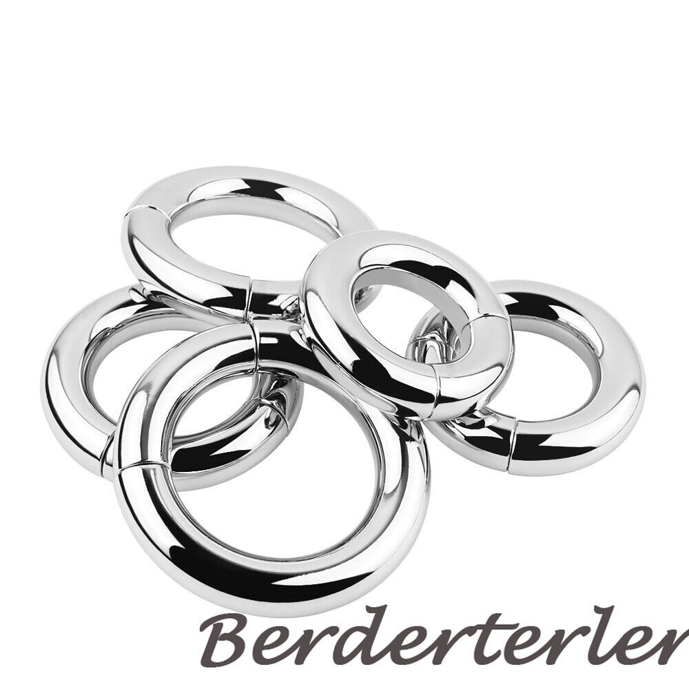 Magnetic Ball Stretcher Scrotum Penis Rings Weight Heavy Duty Stainless Steel