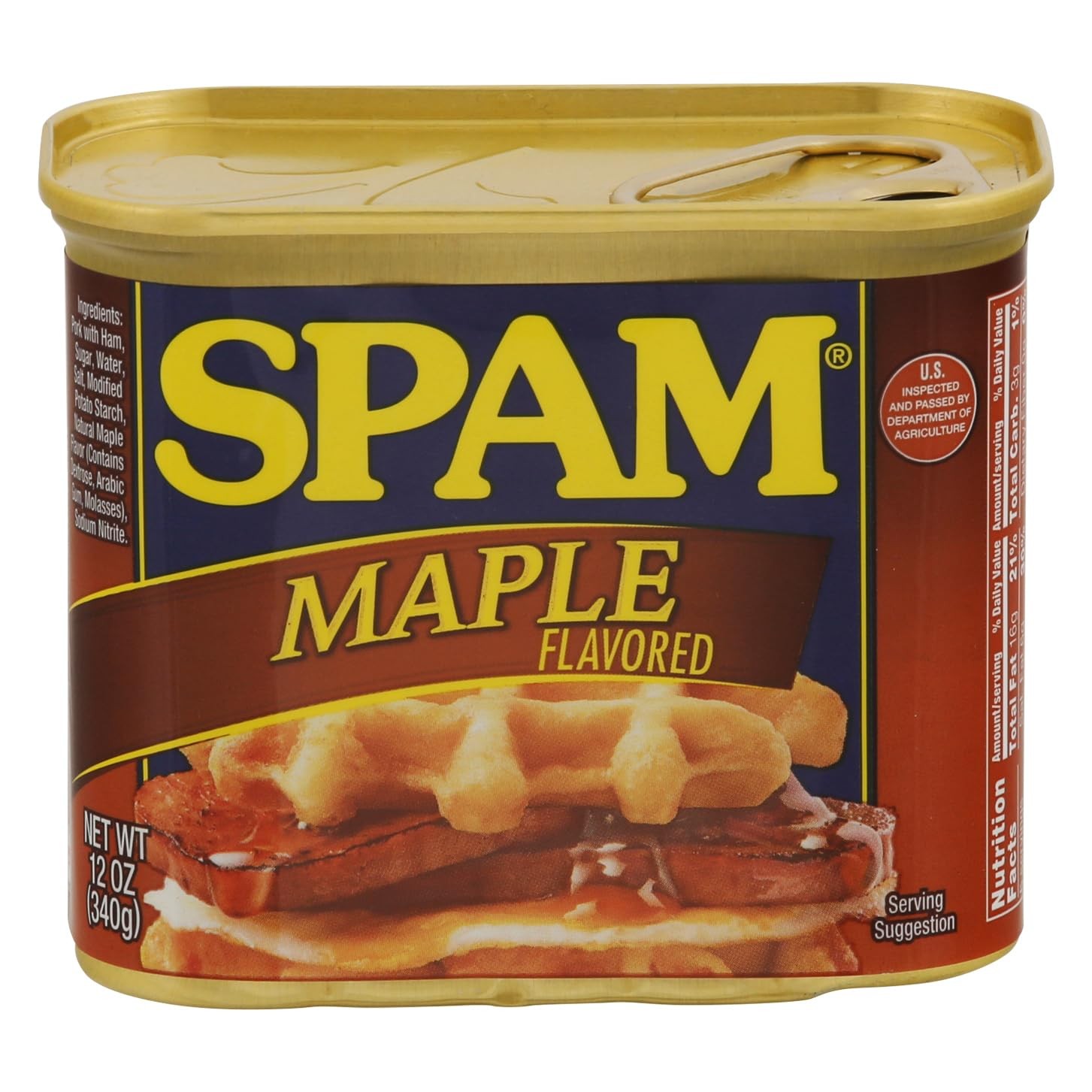 SPAM Maple, 12 oz. can 12 Ounce (Pack of 1)
