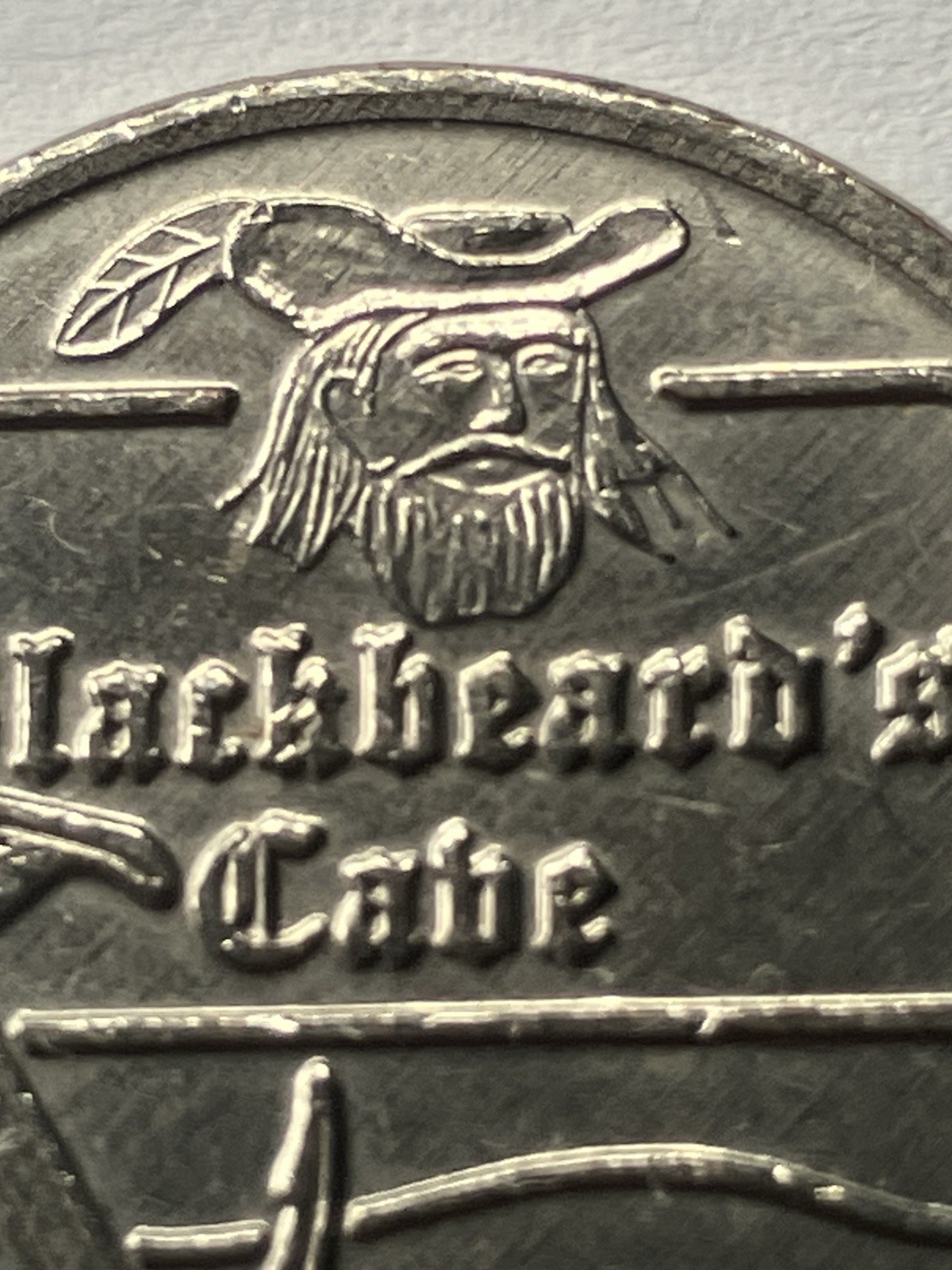 RARE Blackbeard’s Cabe Arcade Token Defunct #uf3